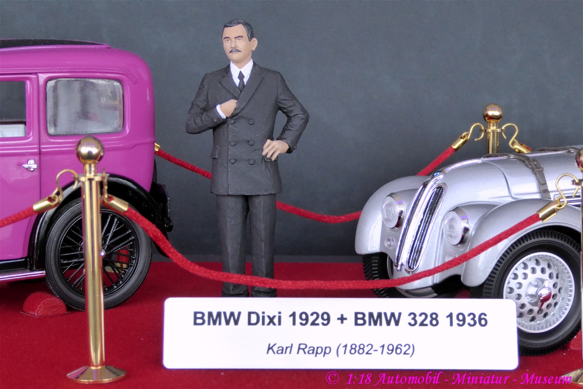 1:18 BMW Dixi 1929 - BMW 328 1936 - Karl Rapp
