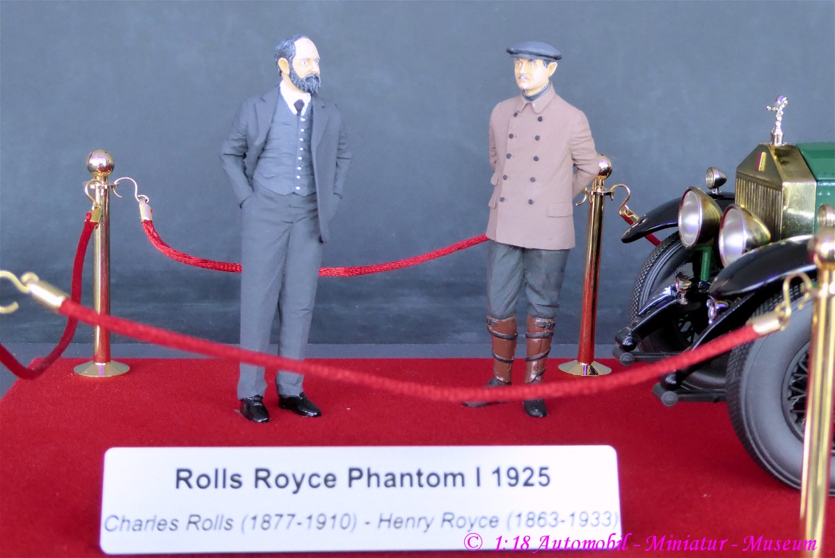 1:18 Rolls Royce Phantom I 1925 - Charles Rolls - Henry Royce