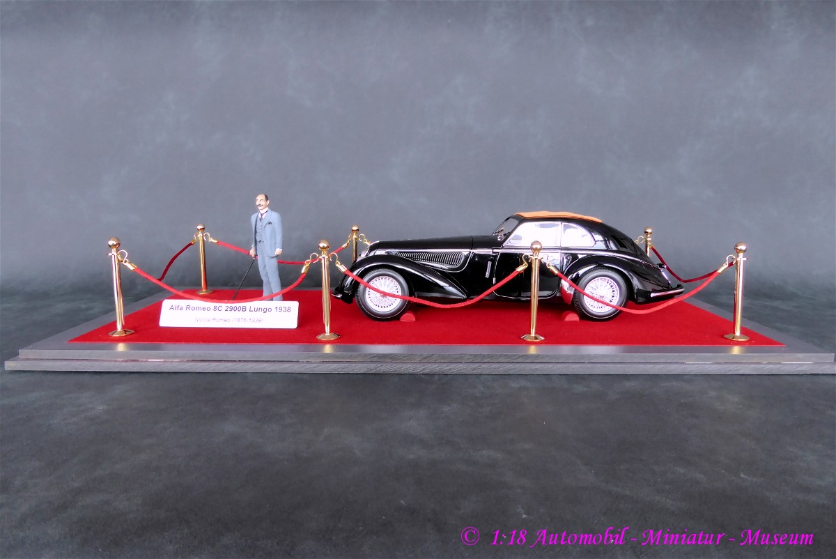 1:18 Alfa Romeo 8C 2900B Lungo 1938 - Nicola Romeo