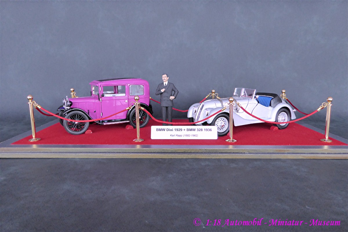 1:18 BMW Dixi 1929 - BMW 328 1936 - Karl Rapp