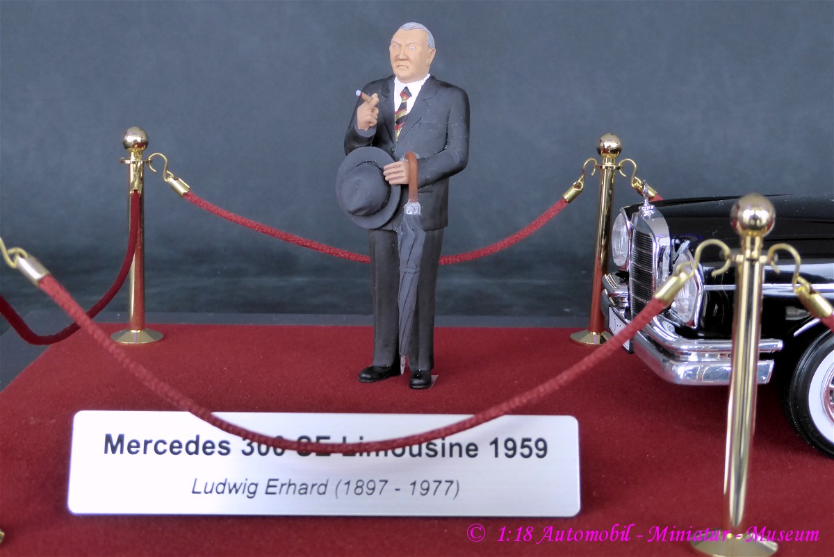 1:18 Mercedes 300 SE 1961 - Ludwig Erhard Bundeskanzler